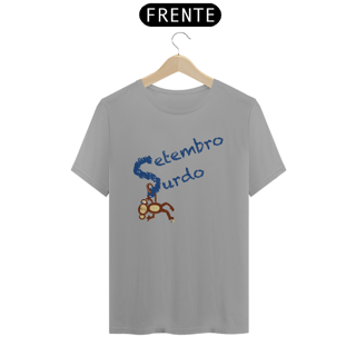 Nome do produtoCamiseta Nico - macaco surdo - Setembro Surdo