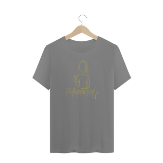 Nome do produtoCamiseta plus size Brasil (sinal em Libras) amarela 