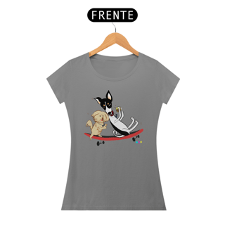 Nome do produtoBaby look Café e Chico - cachorros no skate