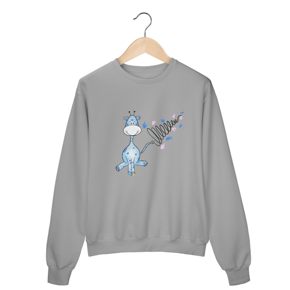 Moletom fechado Girazul (linhas pretas) 