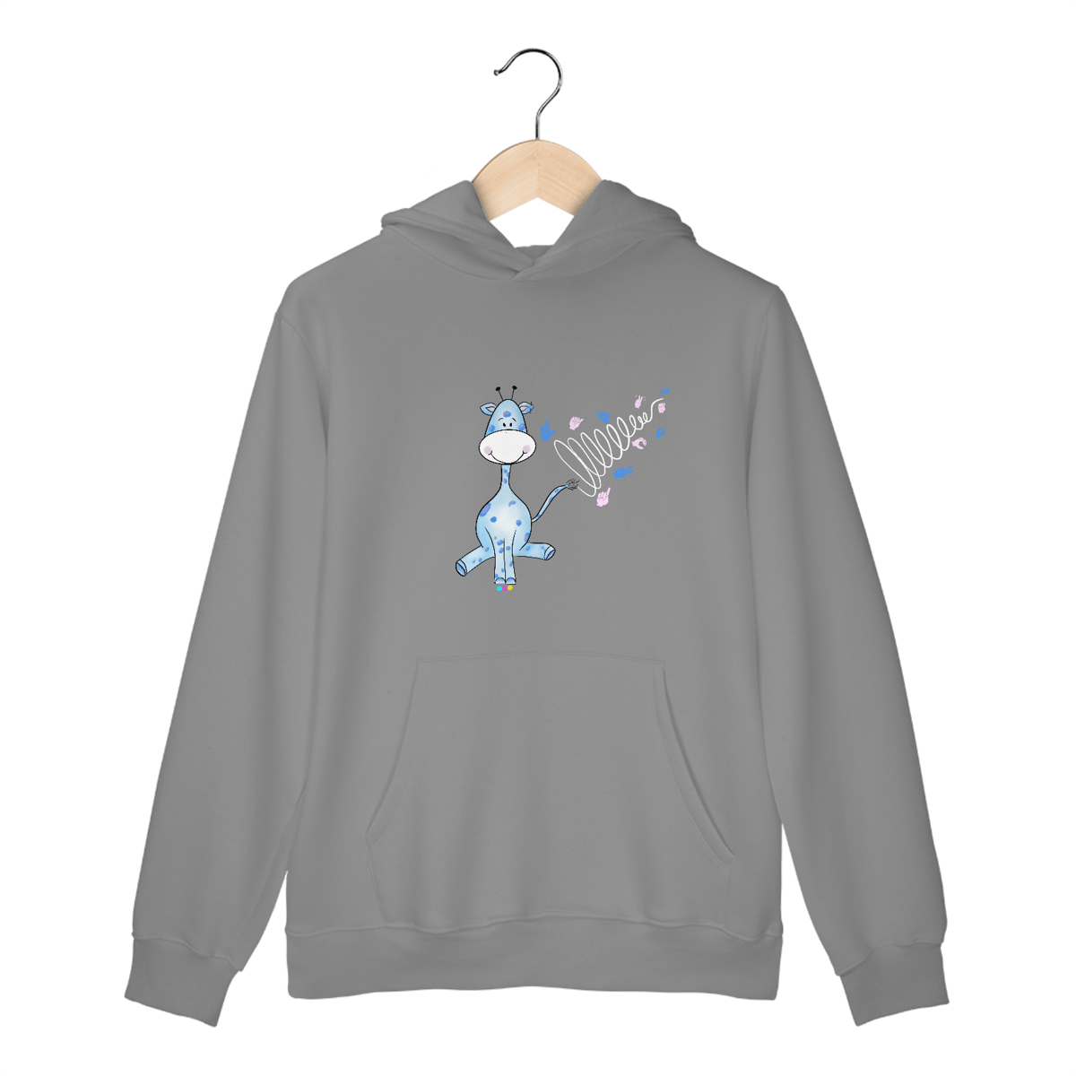 Nome do produto: Moletom canguru Girazul (linha branca) 