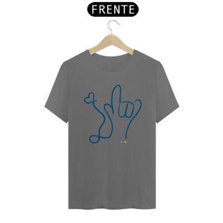 Nome do produtoCamiseta estonada I love (azul) ALS/Libras
