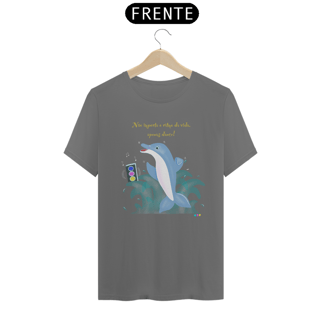 Nome do produtoCamiseta estonada Dodo - golfinho dançante - com frase