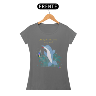 Nome do produtoBaby look estonada Dodo - golfinho dançante - com frase