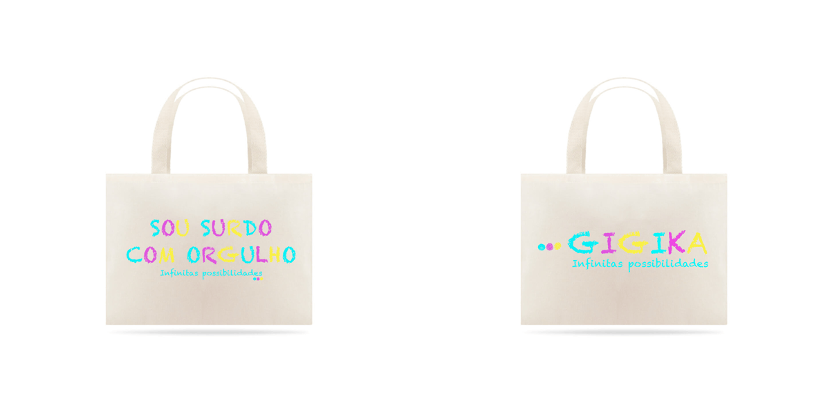 Nome do produto: Ecobag Sou Surdo com orgulho