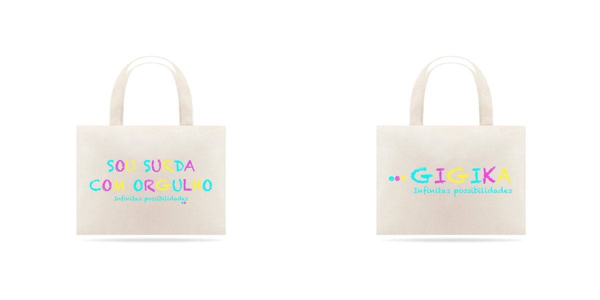 Nome do produto: Ecobag Sou Surda com orgulho