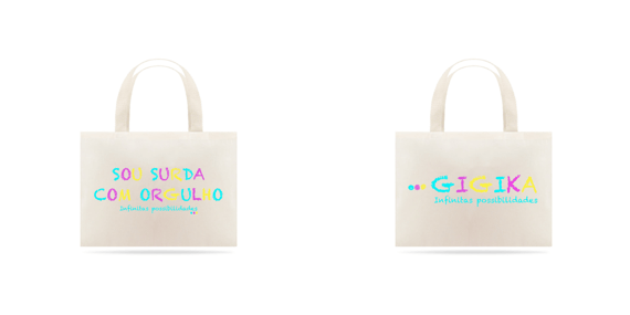 Ecobag Sou Surda com orgulho