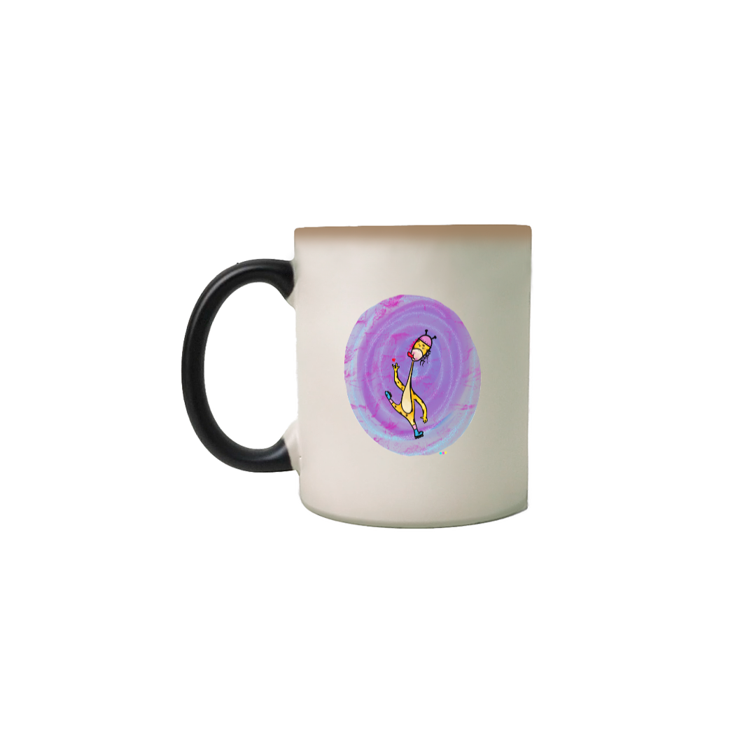 Nome do produto: Caneca mágica Giraloka (com fundo)