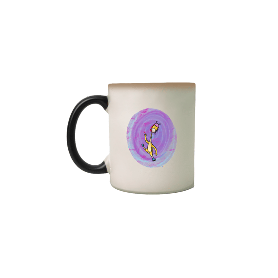 Caneca mágica Giraloka (com fundo)