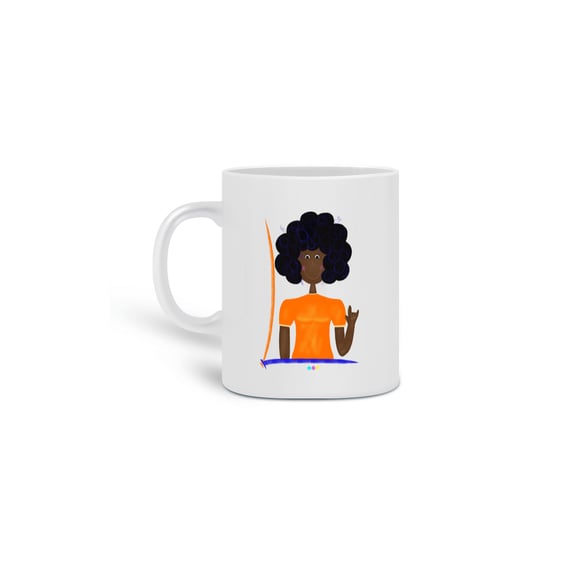 Caneca Sophia (I love you ASL/ Libras) 