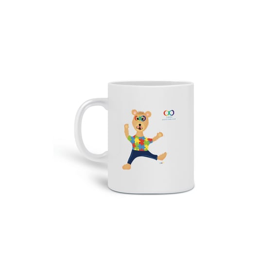 Caneca Lumi - ursinho TEA