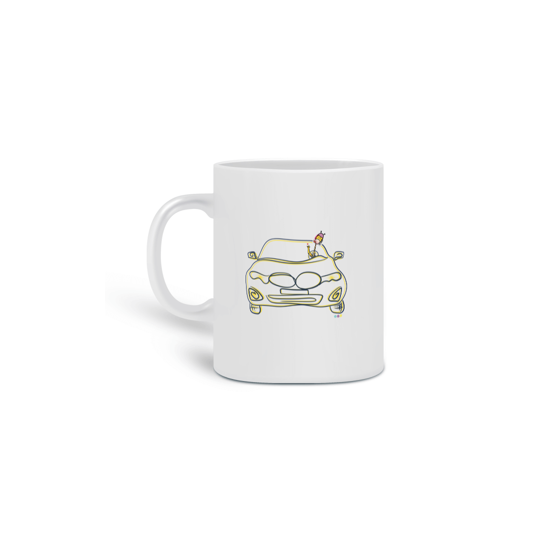 Nome do produto: Caneca Giraloka (carro)
