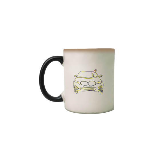 Caneca mágica Giraloka (carro)
