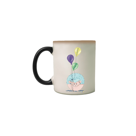 Caneca mágica George - porco-espinho surdo