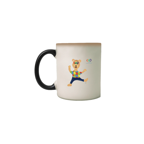 Caneca mágica Lumi - ursinho TEA