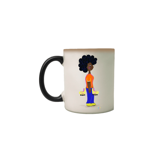 Caneca mágica Sophia (patins)