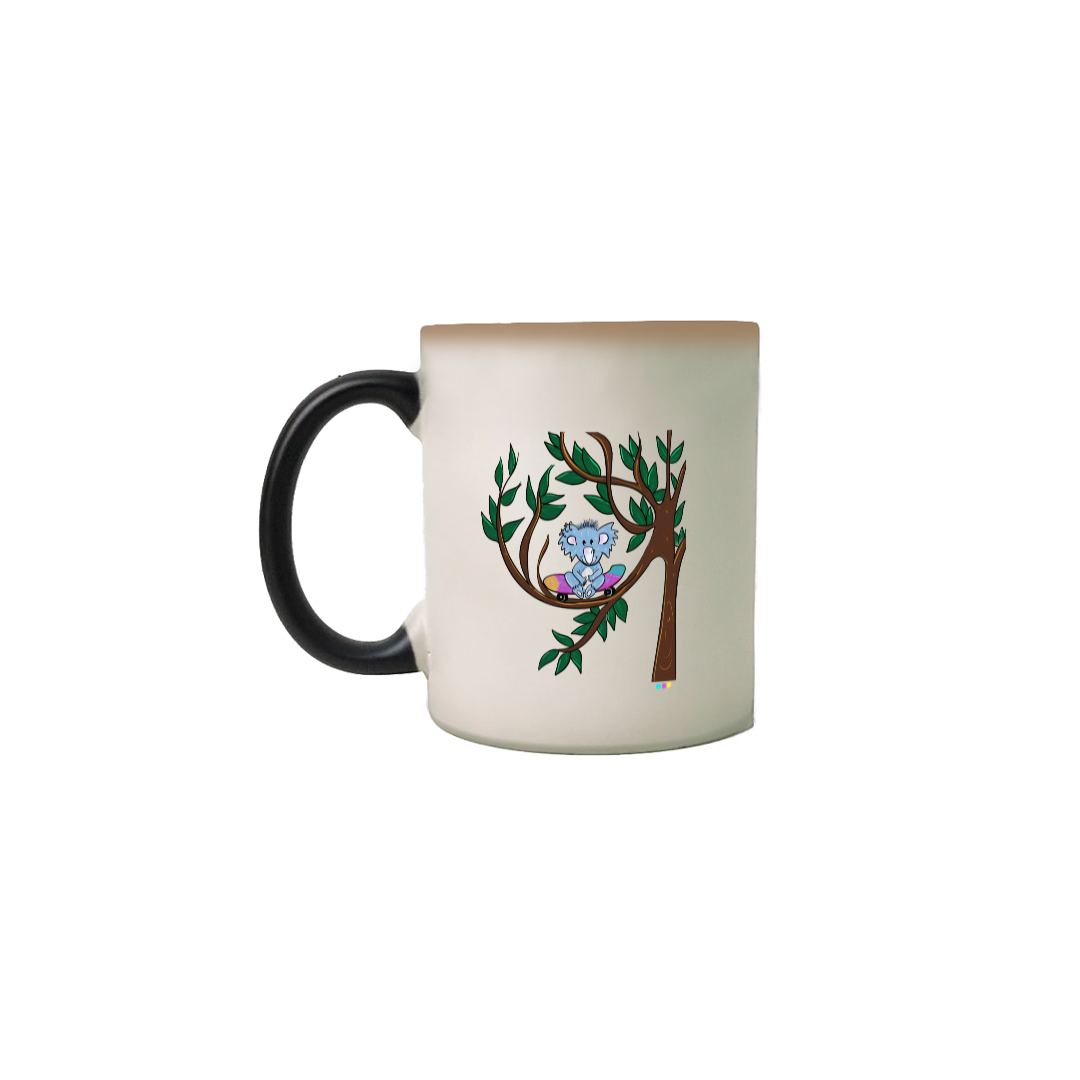 Nome do produto: Caneca mágica Theo (skate na árvore)