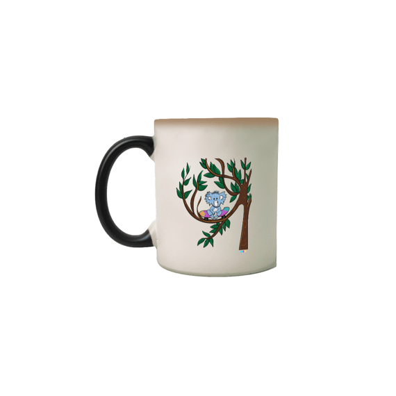 Caneca mágica Theo (skate na árvore)