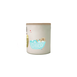 Nome do produtoCaneca mágica Café e Chico - banho e café