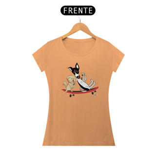 Nome do produtoBaby look estonada Café e Chico - cachorros no skate 