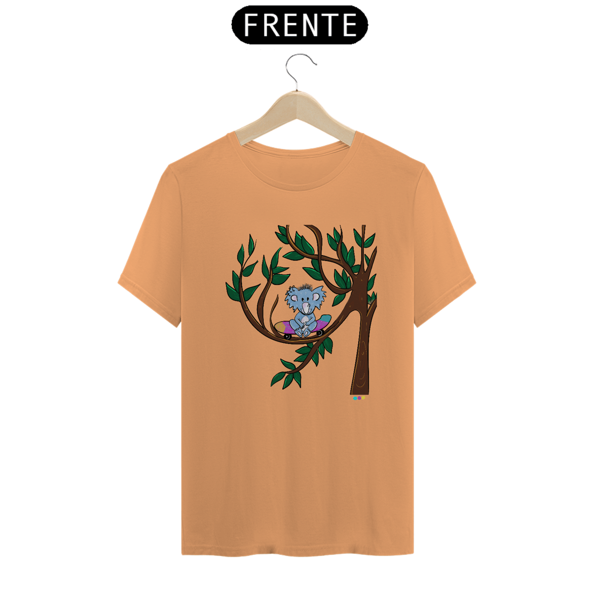 Nome do produto: Camiseta estonada Theo (skate na árvore)