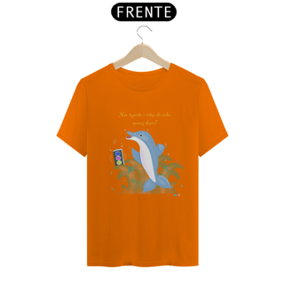 Nome do produtoCamiseta Dodo - golfinho dançante - com frase