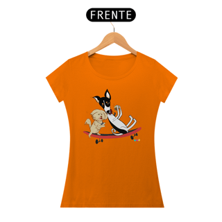 Nome do produtoBaby look Café e Chico - cachorros no skate