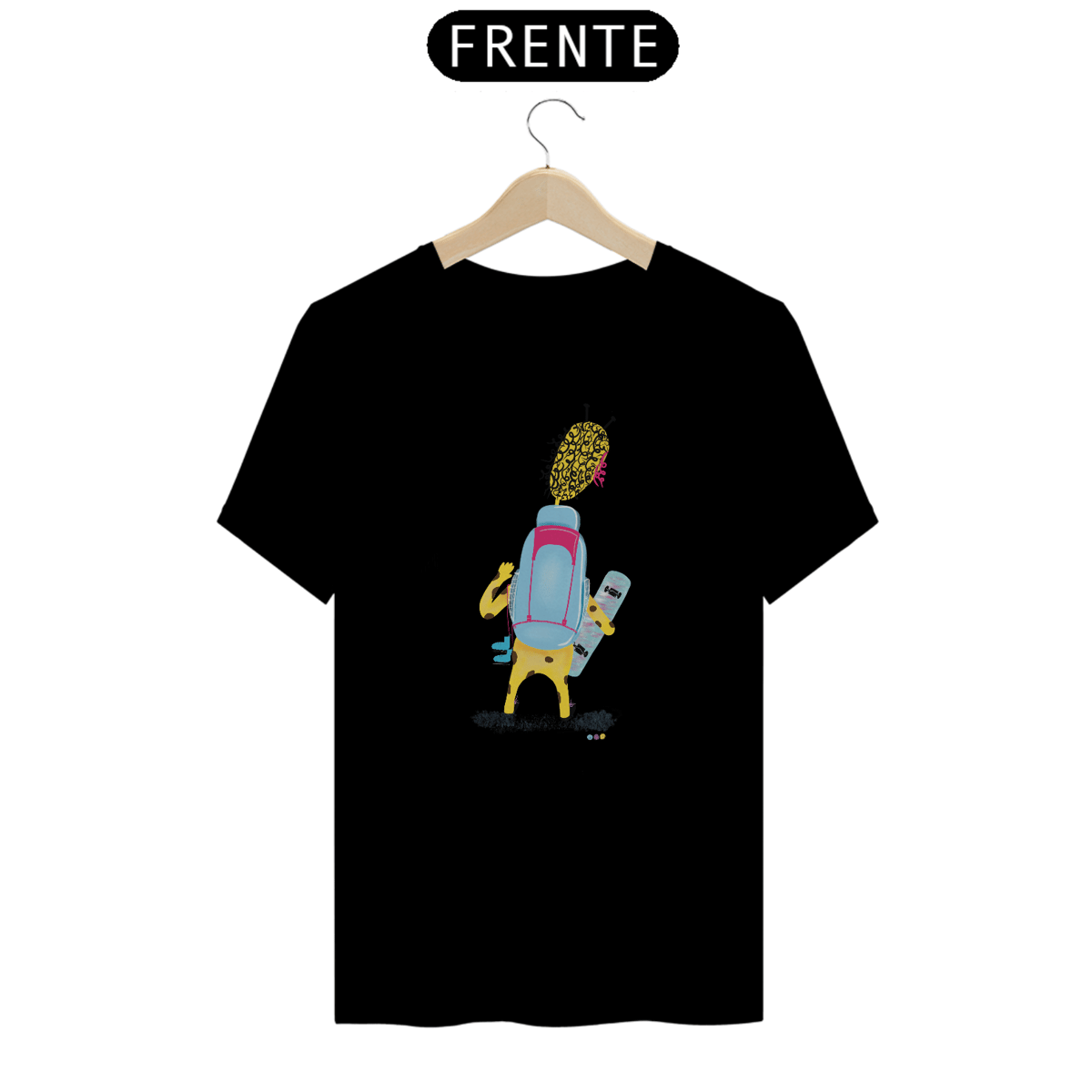 Nome do produto: Camiseta Giraloka mochileira