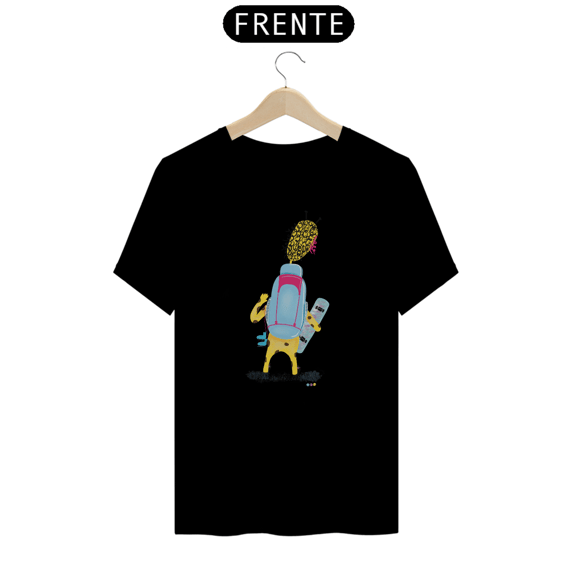 Camiseta Giraloka mochileira