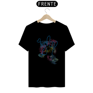 Nome do produtoCamiseta I love you - aquarela (Libras)