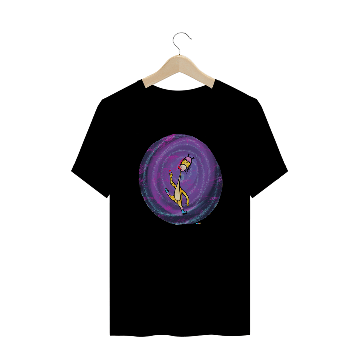 Nome do produto: Camiseta plus size Giraloka (com fundo)                                                                                                            Plus size