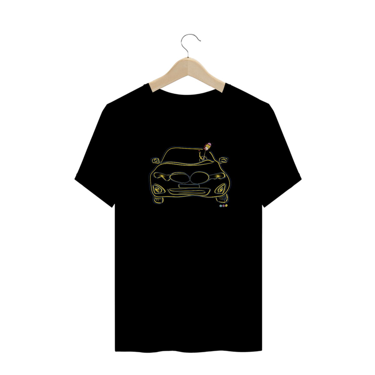 Nome do produto: Camiseta plus size Giraloka (carro) 