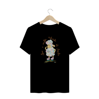 Nome do produtoCamiseta plus size Raibow - ovelha colorida - com frase