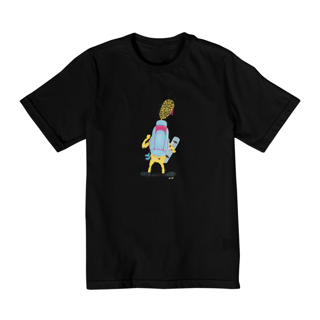Nome do produtoCamiseta infantil Giraloka mochileira
