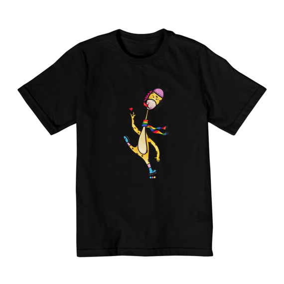 Camiseta infantil Giraloka (cachecol)