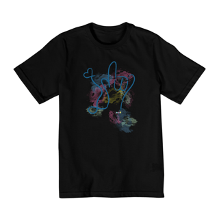 Nome do produtoCamiseta infantil I love you (aquarela) 