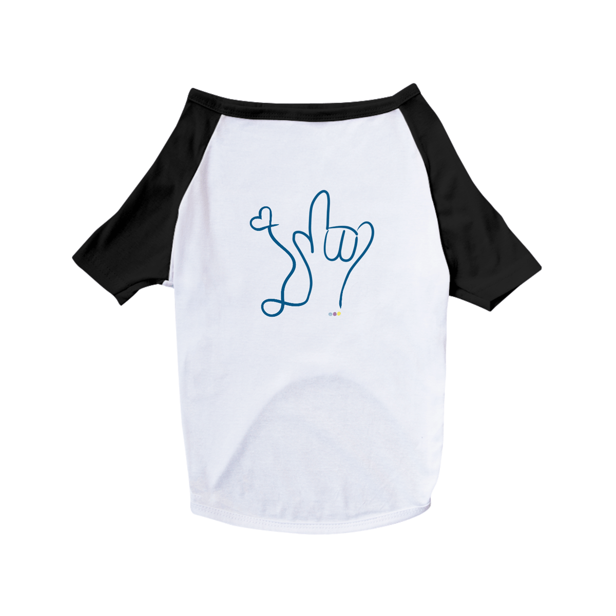 Nome do produto: I love (azul) ALS/Libras