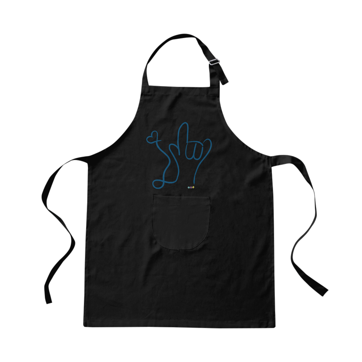 Nome do produto: I love (azul) ALS/Libras