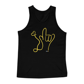 Nome do produtoI love (amarelo) ALS/Libras