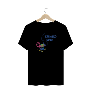 Nome do produtoCamiseta plus size Klaus - camaleão surdo - Setembro Surdo 