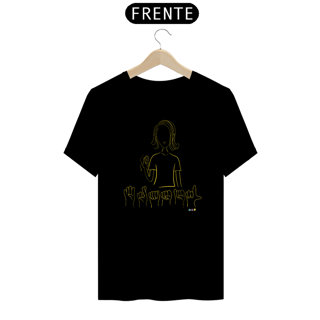 Nome do produtoCamiseta Brasil (sinal em Libras) amarela