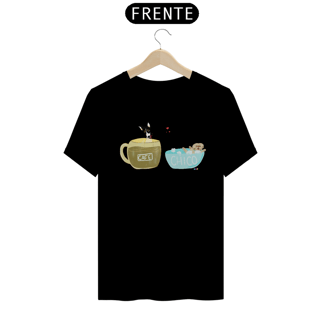 Nome do produtoCamiseta Café e Chico - banho e café