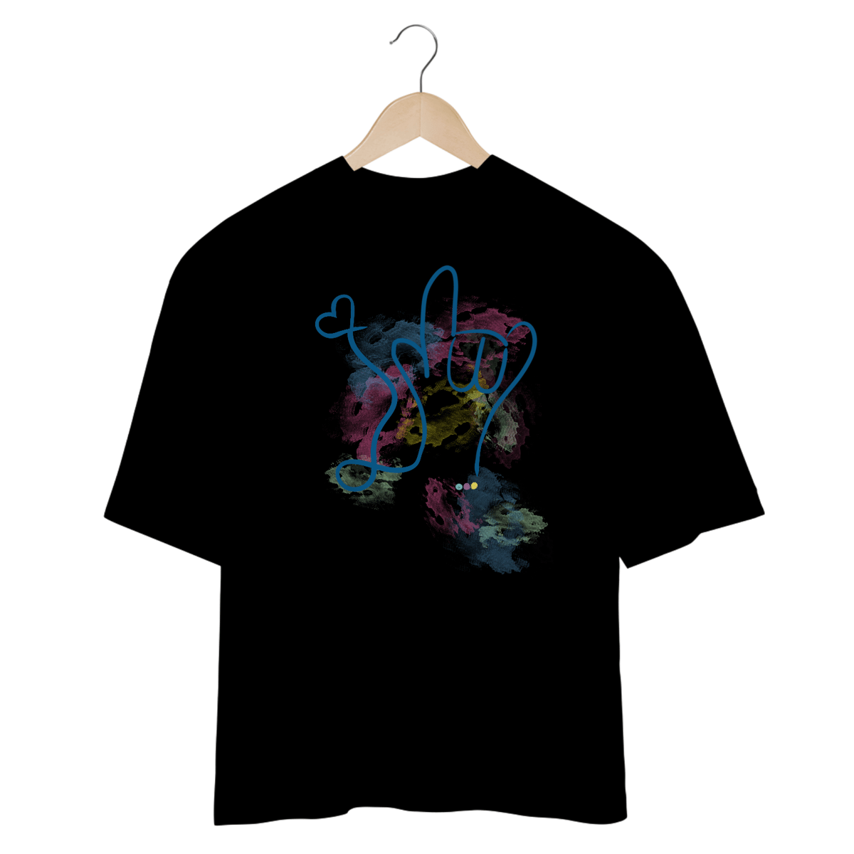Nome do produto: I love you (aquarela) ASL/ Libras 