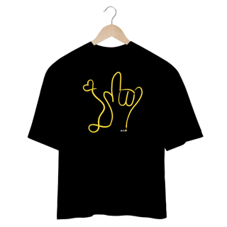 Nome do produtoi love you (amarela) ASL/ Libras (sport dry UV)