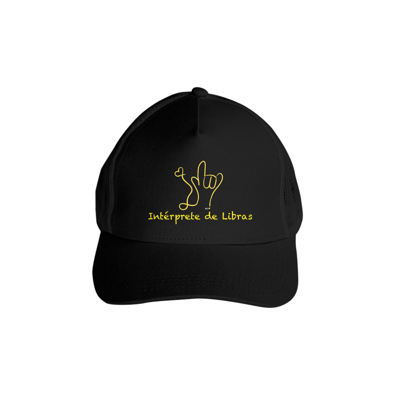 Intérprete de Libras + sinal I love you (ASL/Libras)