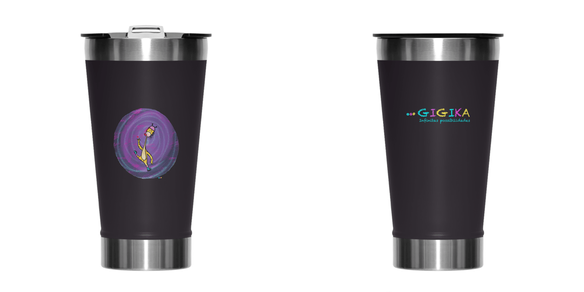 Nome do produto: Copo térmico Giraloka (com fundo)