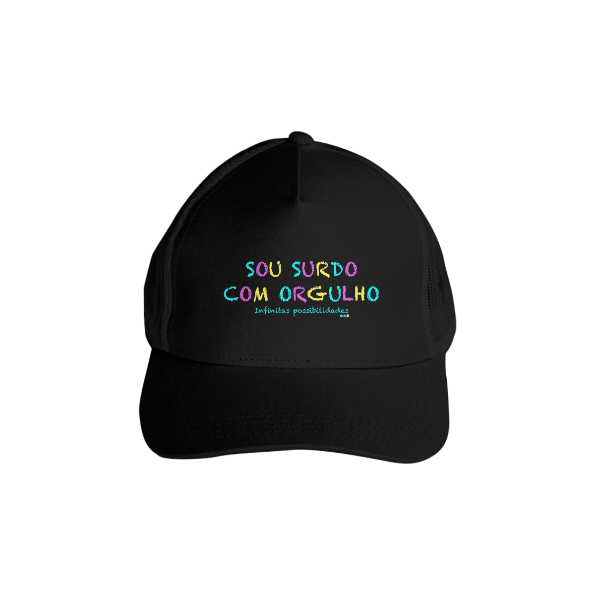 Nome do produto: Boné com tela Sou Surdo com orgulho
