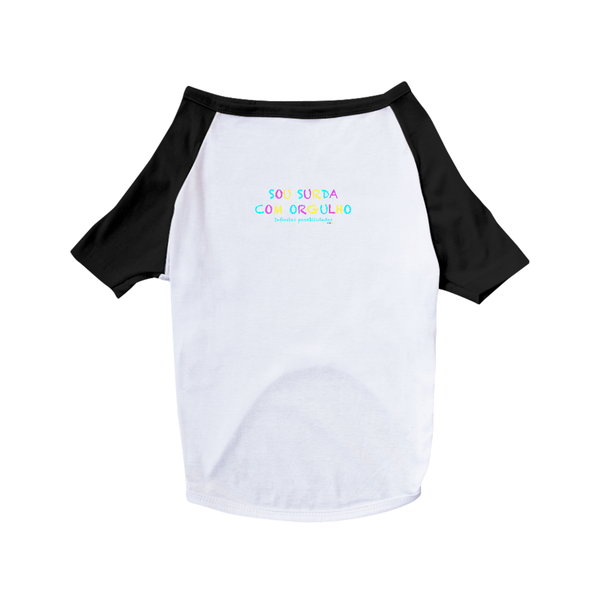 Nome do produto: Roupa pet Sou Surda com orgulho