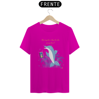 Nome do produtoCamiseta Dodo - golfinho dançante - com frase