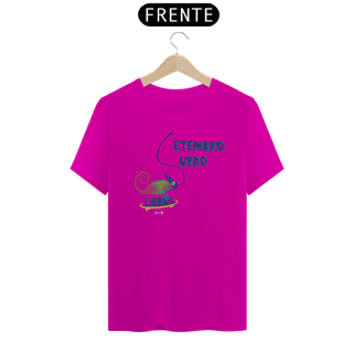 Nome do produtoCamiseta Klaus - camaleão surdo - Setembro Surdo